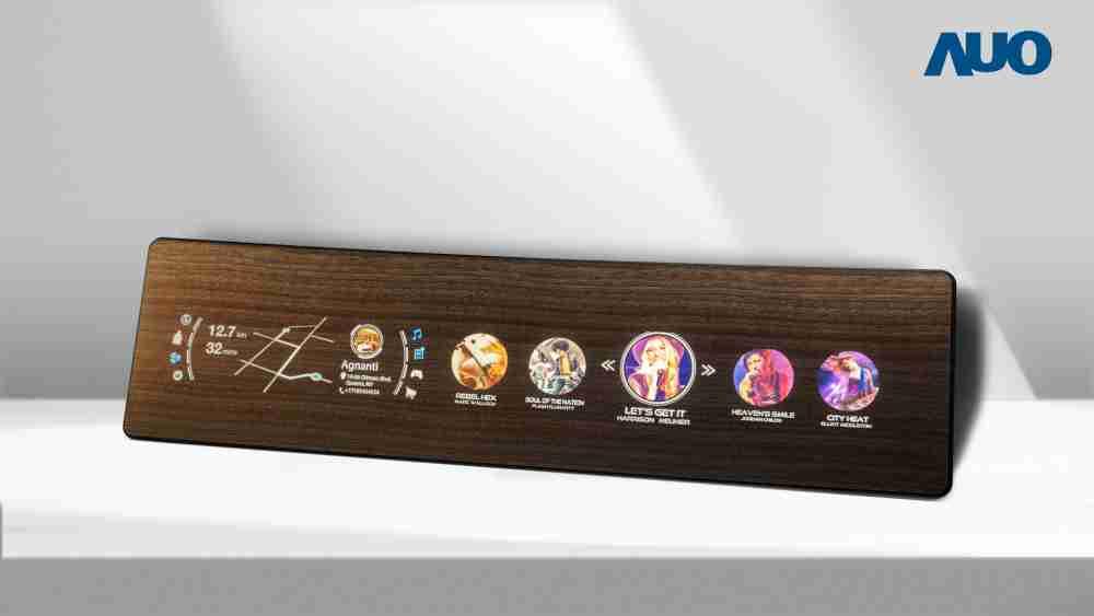 彩霸王研发全球最高穿透度达80%的AmLED木纹显示器，，可于使用时呈现高亮度、、、、清晰可见的信息，，，，并在不使用时回归为单纯的饰板，，节能兼具美观