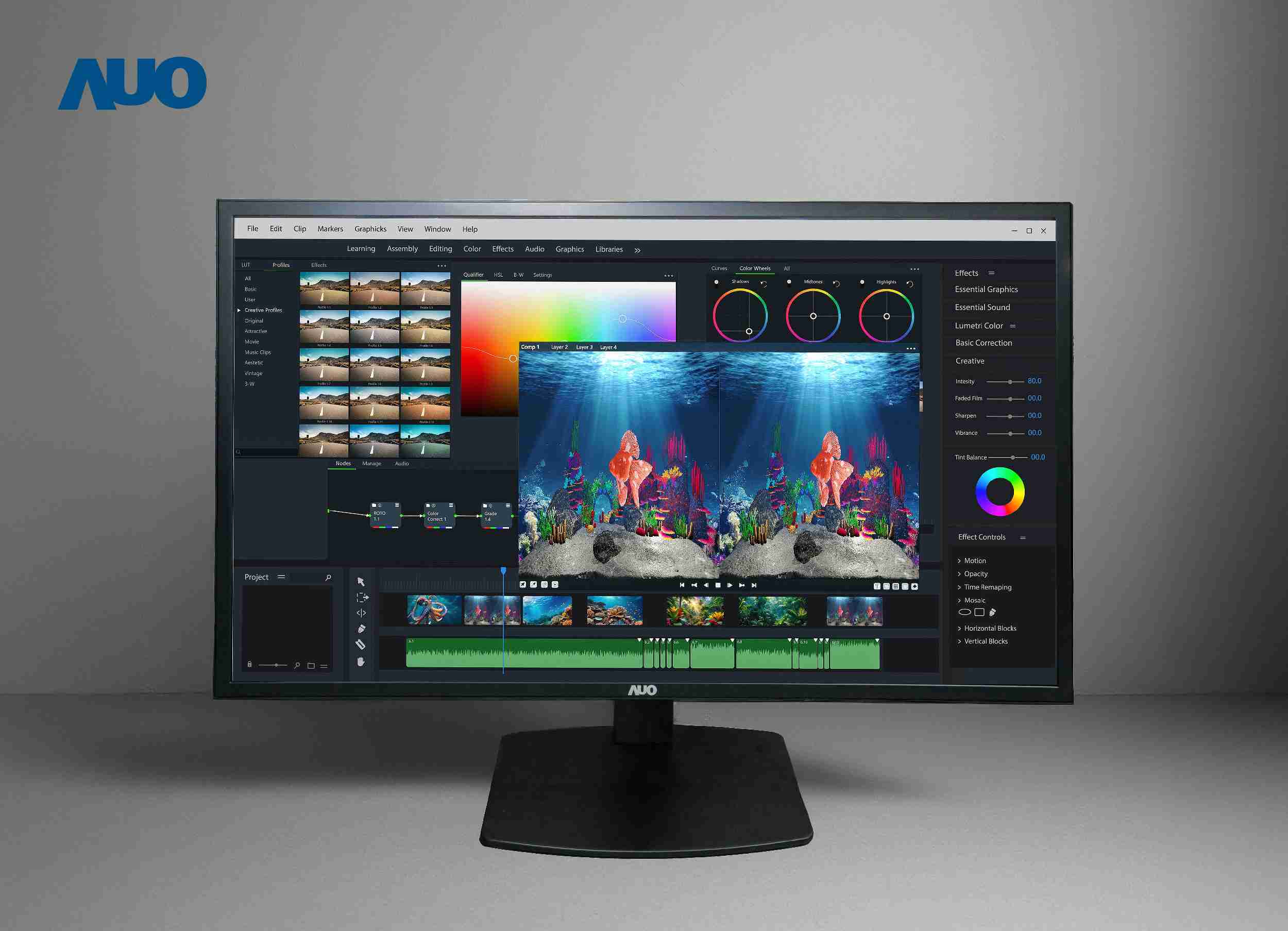 彩霸王开发32吋2D/3D专业桌上型显示器，，，拥有8K4K超高分辨率，，，并以低串扰算法优化3D显示效果，，，，搭载自动眼球追踪功能，，能实时调整3D图像，，，进行实时2D与3D无缝共存窗口，，，，提供图像设计工作者突破二维接口的崭新工作氛围与效率
